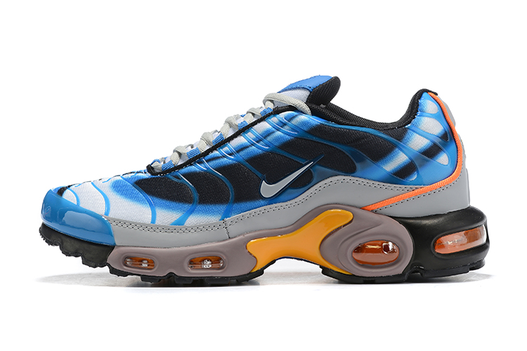 Nike Air Max VaporMax Plus Blue White Black Yellow Shoes - Click Image to Close